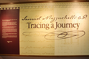 Tracing a journey wall